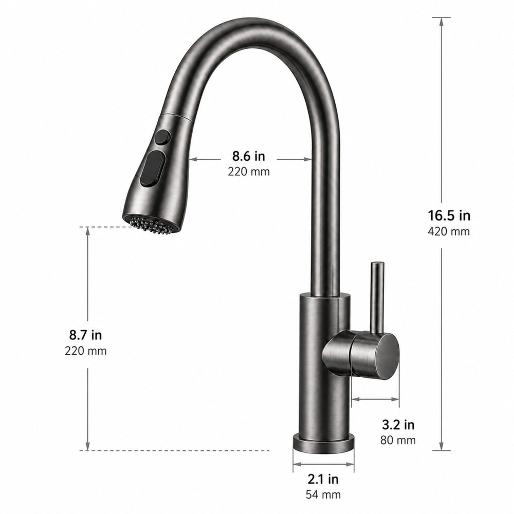 Rubinetto Cucina Miscelatore con Doccetta Estraibile 360° per Lavello – Vari Modelli e Finiture