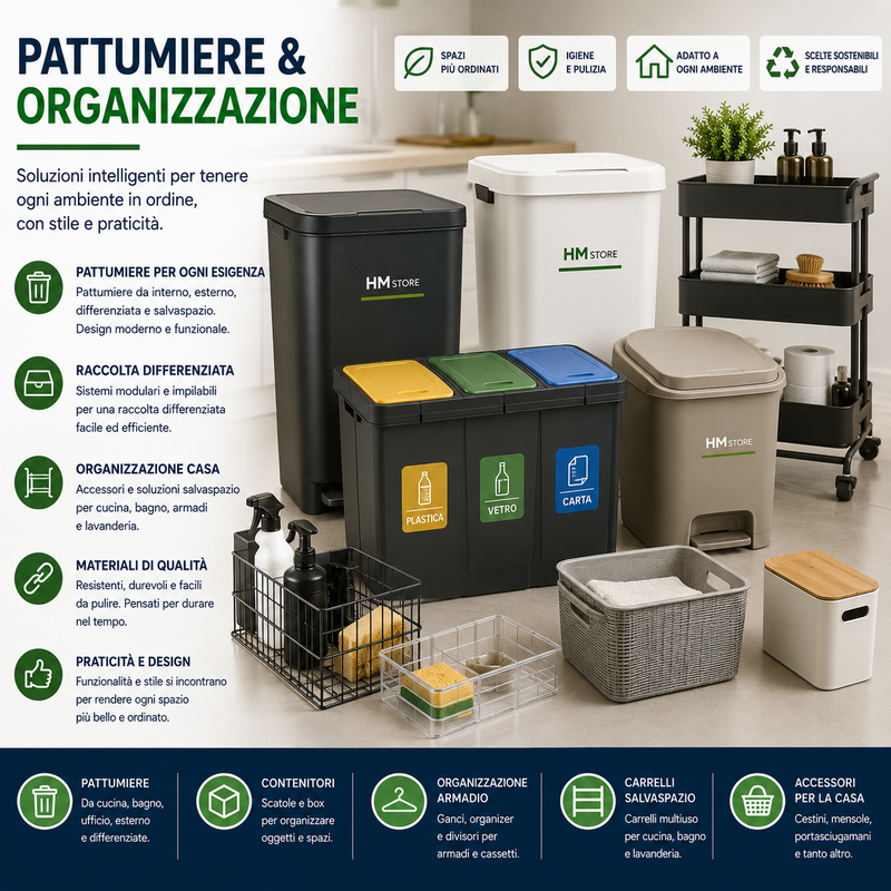 Pattumiere & Organizzazione