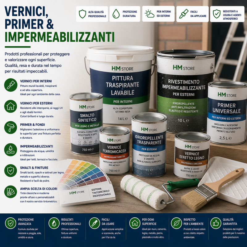 Vernici,Primer & Impermeabilizzanti