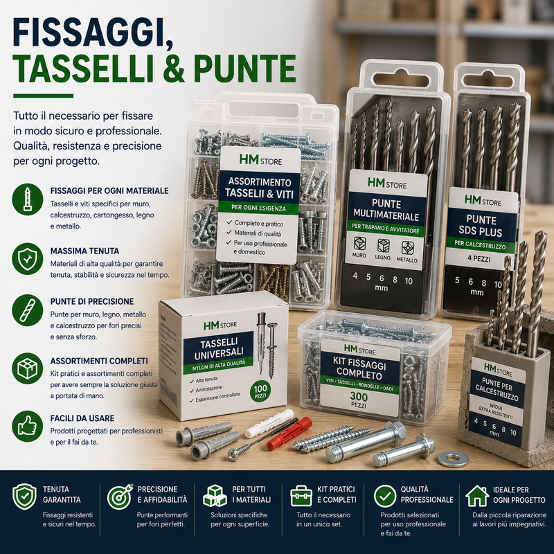 Fissaggi,Tasselli & Punte