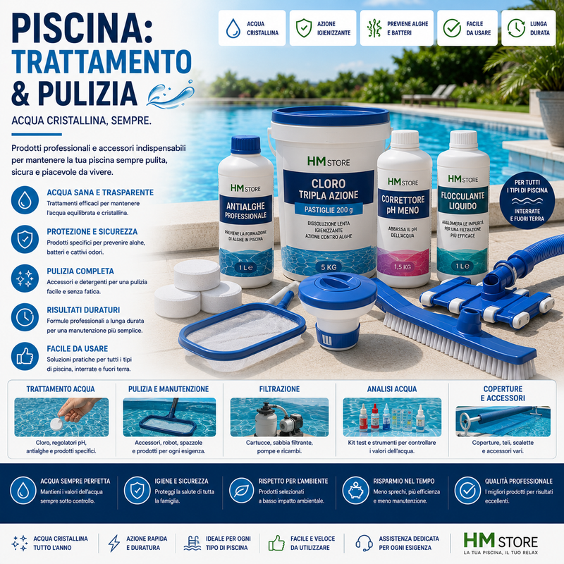 Piscina: Trattamento & Pulizia