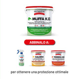TECNOSTUK Muffa K.O. 1 L. – Fondo Speciale Antimuffa e Termoisolante – Igienizzante, Neutralizzante e Sbiancante per Pareti e Soffitti – Interni ed Esterni, Classe A+