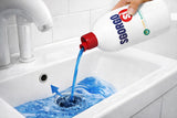 Disgorgante Scarichi 1L Professionale, Sgorgante WC Lavandino Doccia, Stura Tubi Scioglie Capelli Grasso Residui, Azione Rapida, Guanti Inclusi