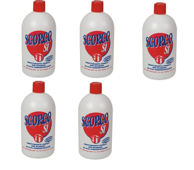 Disotturante Liquido Professionale per Scarichi WC Lavandini e Tubature Azione Rapida Confezione da 5 Bottiglie