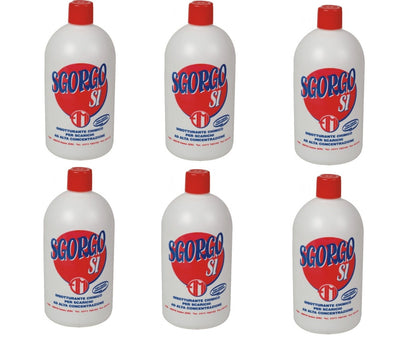 Disotturante Liquido Professionale per Scarichi WC Lavandini e Tubature Azione Rapida Confezione da 6 Bottiglie