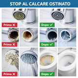 Solvacal Disincrostante in Polvere Anticalcare Forte 500g con Guanti Inclusi per WC Docce Rubinetti Scambiatori e Tubazioni Uso Professionale