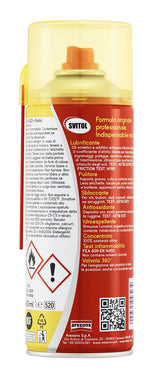SVITOL, Lubrificante multifunzione spray 400 ml con cannuccia, sbloccante protettivo per metalli, serrature, cerniere, catene, bulloni e meccanismi