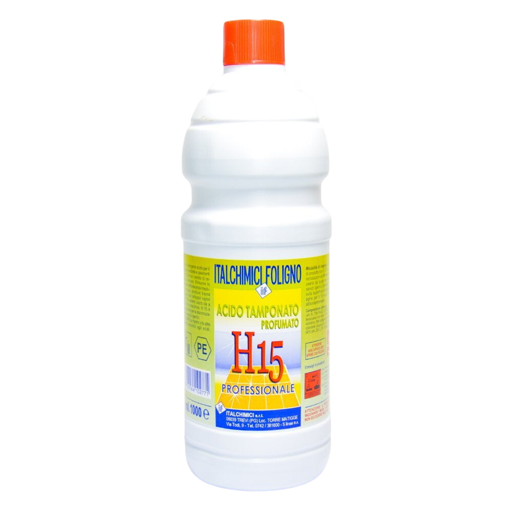 Acido tamponato profumato 1000ml H15 disincrostante ceramiche bagno casa 13656 - IDRAULICAMENTEAcido tamponato profumato 1000ml H15 disincrostante ceramiche bagno casa 13656 (43865802)