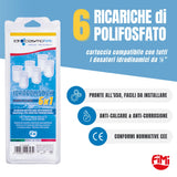 Fimi - idropolistick 6x1 - ricarica universale per dosatore proporzionale di sale polifosfato - fimi