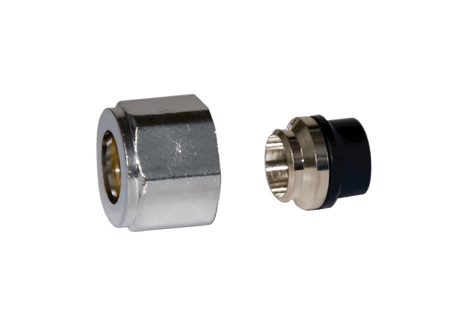 HM Raccordo Universale Adattatore 1/2" per Tubi Multistrato e Rame, Finitura Nichelato/Cromato, ottone CW617N - IDRAULICAMENTEHM Raccordo Universale Adattatore 1/2" per Tubi Multistrato e Rame, Finitura Nichelato/Cromato, ottone CW617N (43865876)
