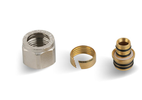 HM Raccordo Universale Adattatore 1/2" per Tubi Multistrato e Rame, Finitura Nichelato/Cromato, ottone CW617N - IDRAULICAMENTEHM Raccordo Universale Adattatore 1/2" per Tubi Multistrato e Rame, Finitura Nichelato/Cromato, ottone CW617N (43865877)