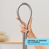 Tubo Doccia Flessibile 1,5m e 2m Acciaio Inox o PVC Universale G1/2" Anti-Torsione Antipiega Antigoccia Alta Resistenza Cromato Installazione Rapida Compatibile Soffione