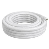 Tubo Multistrato Coibentato PEX AL PEX Ø20 Ø26 Isolamento 13 mm Bianco Anticondensa per Climatizzazione Pompa di Calore Riscaldamento Rotoli 10 25 50 Metri
