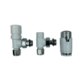 Valvole Termostatiche per Termosifoni 1/2x16mm biancocromo multistrato Testina termostatica inclusa controllo temperatura preciso installazione facile Comfort ed efficienza energetica