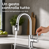 Rubinetto Cucina Miscelatore con Doccetta Estraibile 360° per Lavello – Vari Modelli e Finiture