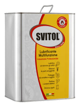 SVITOL Lubrificante multifunzione liquido 5 L con trigger incluso, sbloccante professionale per metalli, elimina cigolii, protegge da ruggine e umidità
