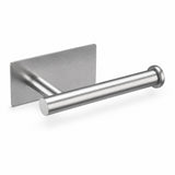 Porta Carta Igienica Adesivo Acciaio Inox Spazzolato, Portarotolo Bagno Senza Forare, Supporto Carta WC da Parete Moderno, Installazione Orizzontale o Verticale, Resistente all’Umidità