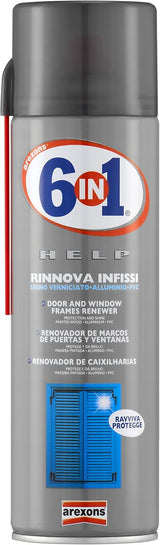 Arexons 6in1 Help Rinnova Infissi Spray PVC Alluminio Legno 500ml