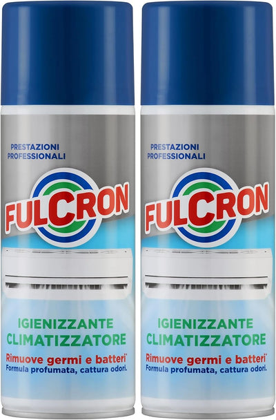 Fulcron Arexons Igienizzante Spray Climatizzatori 400ml Anti-Odori HACCP 2PZ
