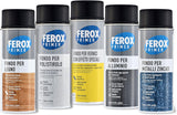 FEROX Fondo per Alluminio 400 ml, Fondo Aggrappante per Verniciatura, Colore Grigio, Primer Superfici Interno/Esterno, Primer per Alluminio, Rapida Essicazione, Lunga Durata 2 PZ
