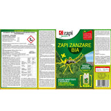Zapi Zanzare Bia Verde - Insetticida Anti Zanzare, Fino a 3 Settimane, Antizanzare Concentrato, Insetticida Esterno Giardino