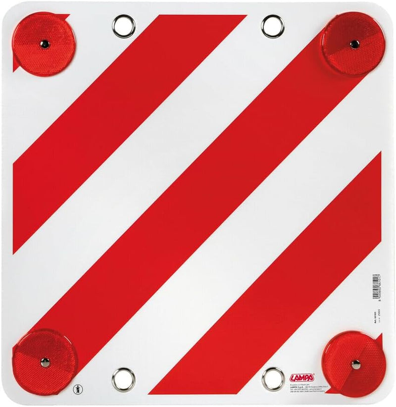 Lampa 66104 Pannello Segnalazione Carico Sporgente in Polipropilene Alveolare
