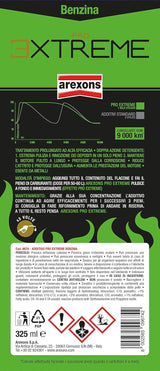 Arexons Additivo Pro Extreme Benzina 325 ml – Additivo Concentrato per Motori Benzina, Pulizia Iniettori e Sistema di Alimentazione