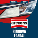 Arexons Rinnova Fanali 150 g – Pasta Lucidante per Fari Auto Opacizzati e Plastiche Dure