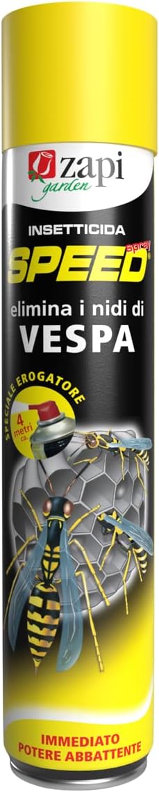Zapi Garden Speed Spray Vespe – Insetticida per Vespe e Nidi di Vespe 750 ml