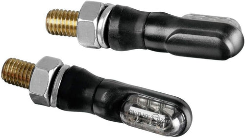 Lampa 90476 Nano – Pair of 12V LED Motorcycle Indicators, E-marked, Smoked Lens