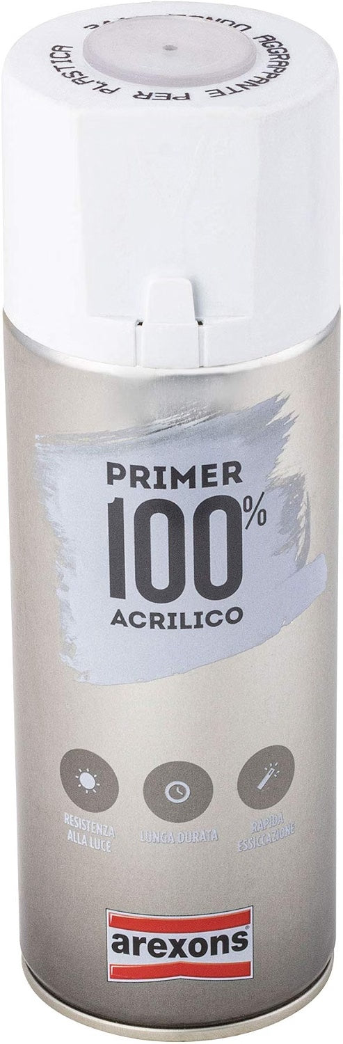 Arexons Primer 100% Acrilico Fondo Aggrappante per Plastica 400 ml