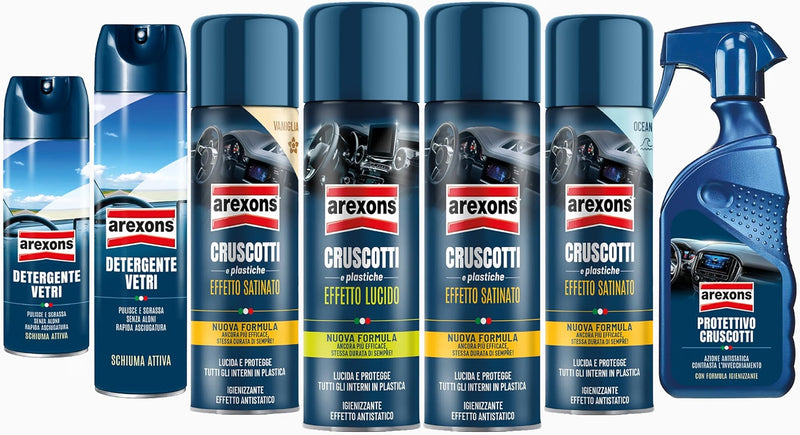 Arexons Protettivo Cruscotti 400 ml – Lucida, Rinnova e Protegge – Azione Antistatica