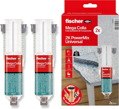 Fischer NTJH 2K PowerMix Universal - 2-piece multipack