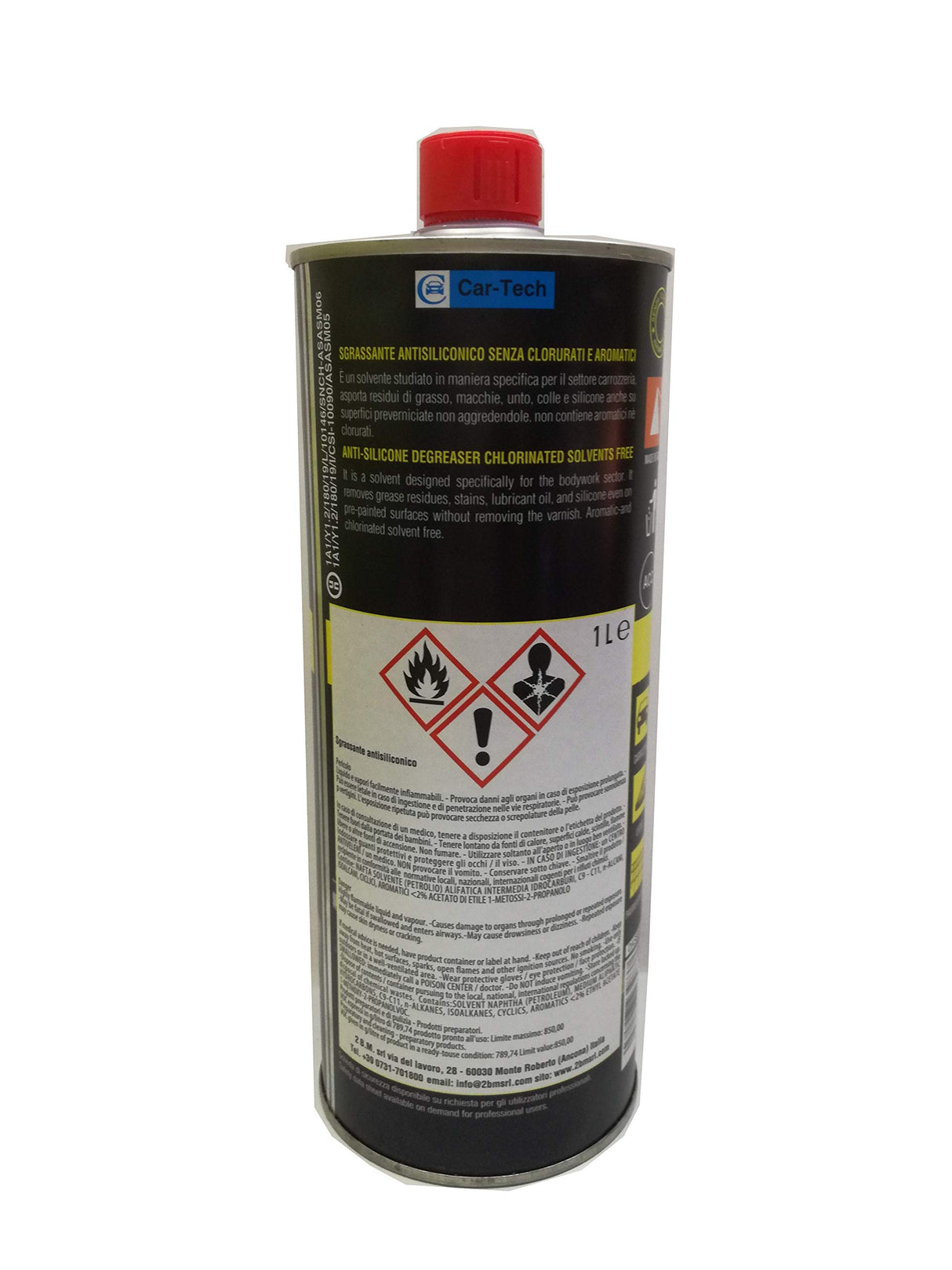 2BM SGRASSANTE ANTISILICONE SOLVENTE DILUENTE ANTISILICONICO CARROZZERIA 1 LITRO