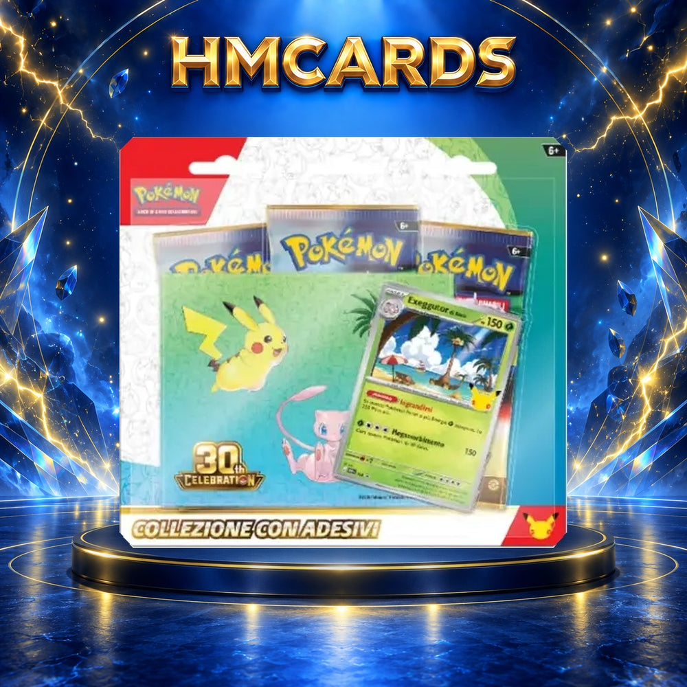 Pokémon 30° Anniversario - Collezione con Adesivi - ITA