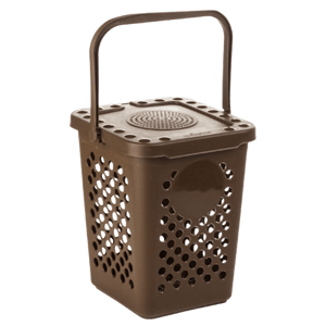 Ecoplast, Pattumiera Forata per Raccolta Differenziata, Apertura a Libro, Flessibile e Indeformabile, Resiste a tutte le Temperature, Interno ed Esterno, Oltre 80% Plastica Riciclata, marrone - IDRAULICAMENTEEcoplast, Pattumiera Forata per Raccolta Differenziata, Apertura a Libro, Flessibile e Indeformabile, Resiste a tutte le Temperature, Interno ed Esterno, Oltre 80% Plastica Riciclata, marrone