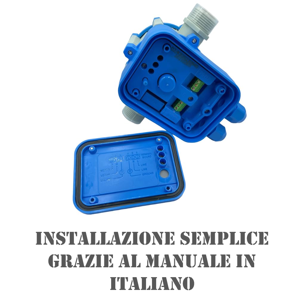HM,PRESS CONTROL DA 2,2 BAR REGOLATORE DI PRESSIONE PER ELETTROPOMPA - IDRAULICAMENTEHM,PRESS CONTROL DA 2,2 BAR REGOLATORE DI PRESSIONE PER ELETTROPOMPA