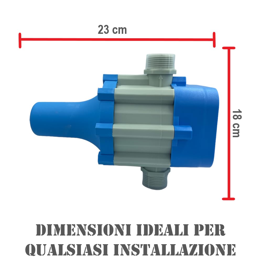 HM,PRESS CONTROL DA 2,2 BAR REGOLATORE DI PRESSIONE PER ELETTROPOMPA - IDRAULICAMENTEHM,PRESS CONTROL DA 2,2 BAR REGOLATORE DI PRESSIONE PER ELETTROPOMPA
