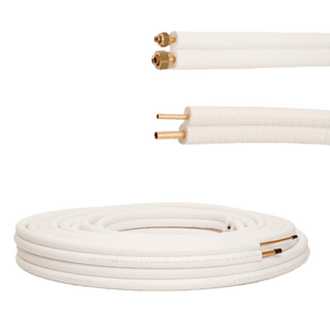 Kit Tubi Rame Climatizzatore Isoclima Ø1/4”+3/8” CU - DHP 99,9% con Guaina Ignifuga | Disponibile 10MT/5MT/3MT Con o Senza Raccordi | Compatibile Gas R32 R410A R407C - IDRAULICAMENTEKit Tubi Rame Climatizzatore Isoclima Ø1/4”+3/8” CU - DHP 99,9% con Guaina Ignifuga | Disponibile 10MT/5MT/3MT Con o Senza Raccordi | Compatibile Gas R32 R410A R407C